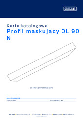 Profil maskujący OL 90 N Karta katalogowa PL
