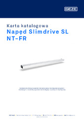 Napęd Slimdrive SL NT-FR Karta katalogowa PL