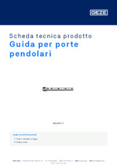 Guida per porte pendolari Scheda tecnica prodotto IT