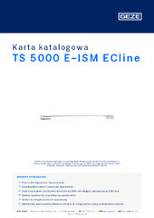 TS 5000 E-ISM ECline Karta katalogowa PL