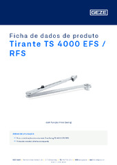 Tirante TS 4000 EFS / RFS Ficha de dados de produto PT