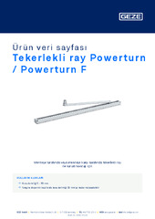 Tekerlekli ray Powerturn / Powerturn F Ürün veri sayfası TR