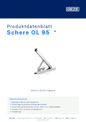 Schere OL 95  * Produktdatenblatt DE