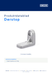 Dørstop Produktdatablad DA