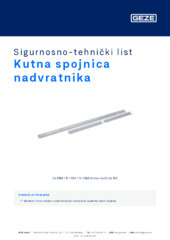 Kutna spojnica nadvratnika Sigurnosno-tehnički list HR