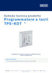 Programmatore a tasti TPS-KDT  * Scheda tecnica prodotto IT