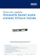 Otomatik kanat açma sistemi ECturn Inside Ürün veri sayfası TR
