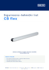 CB flex Sigurnosno-tehnički list HR