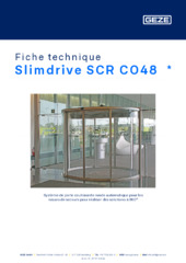 Slimdrive SCR CO48  * Fiche technique FR