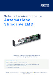 Automazione Slimdrive EMD Scheda tecnica prodotto IT