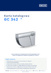 GC 342  * Karta katalogowa PL