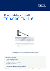 TS 4000 EN 1-6 Produktdatenblatt DE