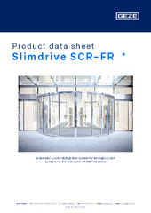 Slimdrive SCR-FR  * Product data sheet EN