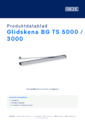 Glidskena BG TS 5000 / 3000 Produktdatablad SV
