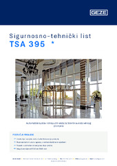 TSA 395  * Sigurnosno-tehnički list HR