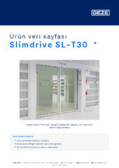 Slimdrive SL-T30  * Ürün veri sayfası TR