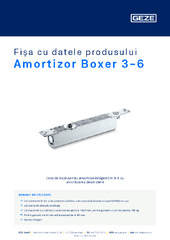Amortizor Boxer 3-6 Fișa cu datele produsului RO