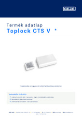 Toplock CTS V  * Termék adatlap HU