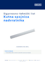 Kutna spojnica nadvratnika Sigurnosno-tehnički list HR