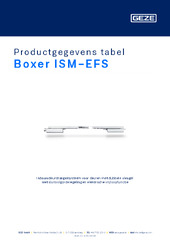 Boxer ISM-EFS Productgegevens tabel NL