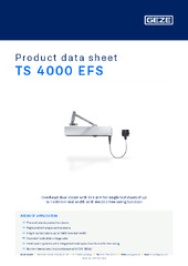 TS 4000 EFS Product data sheet EN