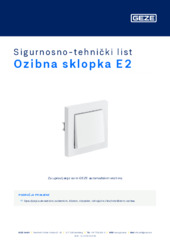 Ozibna sklopka E2 Sigurnosno-tehnički list HR