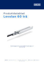 Levolan 60 trä Produktdatablad SV