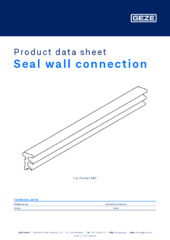 Seal wall connection Product data sheet EN