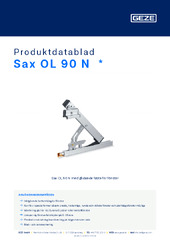 Sax OL 90 N  * Produktdatablad SV