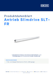 Antrieb Slimdrive SLT-FR Produktdatenblatt DE
