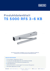 TS 5000 RFS 3-6 KB Produktdatenblatt DE
