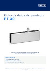 PT 30 Ficha de datos del producto ES