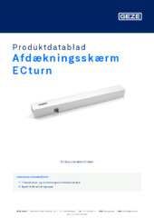 Afdækningsskærm ECturn Produktdatablad DA