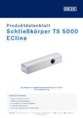 Schließkörper TS 5000 ECline Produktdatenblatt DE