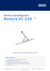 Nożyce OL 320  * Karta katalogowa PL