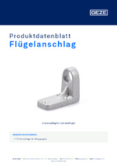 Flügelanschlag Produktdatenblatt DE