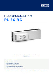PL 50 RD Produktdatenblatt DE