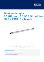 GC GR pour GC 338 Slimdrive EMD / EMD-F / Invers Fiche technique FR