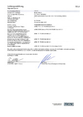 Dichiarazioni della prestazione BG CS DE EL EN ES FR HR HU IT NL PL RO SK (791870)