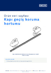 Kapı geçiş koruma hortumu Ürün veri sayfası TR