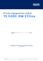 TS 5000 ISM ECline Productgegevens tabel NL