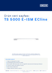 TS 5000 E-ISM ECline Ürün veri sayfası TR