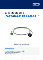 Programomkopplare  * Produktdatablad SV