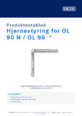 Hjørnestyring for OL 90 N / OL 95  * Produktdatablad NB