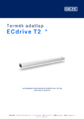ECdrive T2  * Termék adatlap HU