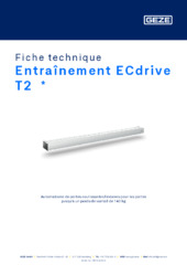 Entraînement ECdrive T2  * Fiche technique FR