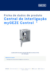 Central de interligação myGEZE Control  * Ficha de dados de produto PT