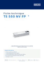 TS 550 NV FP  * Fiche technique FR