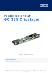 GC 335 Clipslager Produktdatenblatt DE