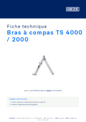 Bras à compas TS 4000 / 2000 Fiche technique FR